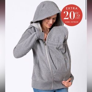 Seraphine 3 in 1 Maternity Hoodie light gray M